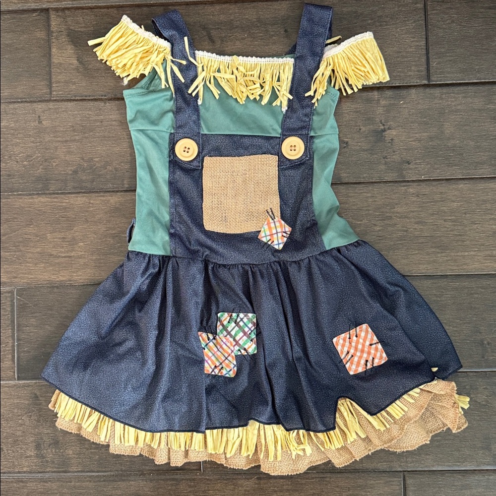 ❤️3/$30 Wizard of Oz Scarecrow Patchwork Child Costume